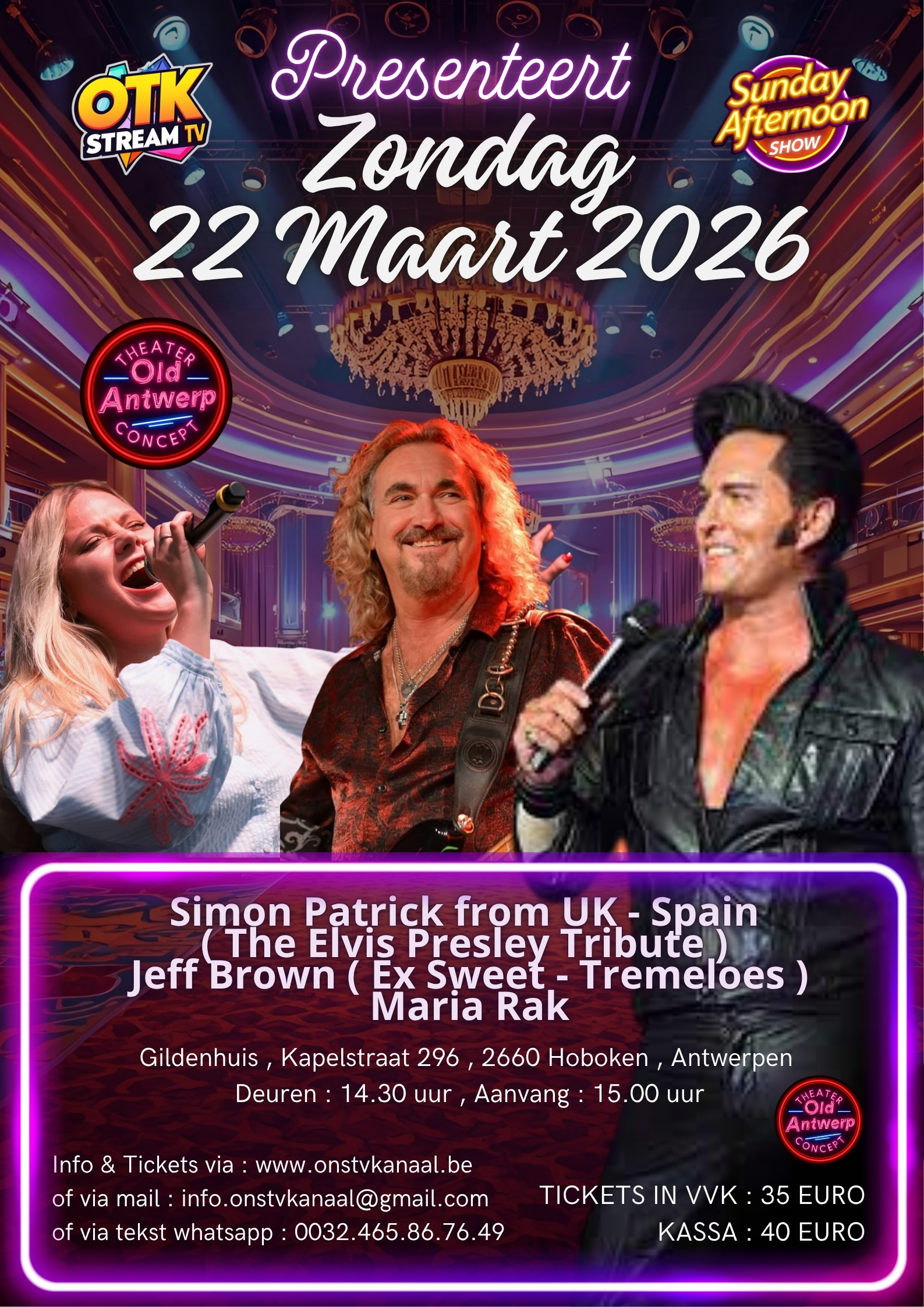 OTK SUNDAY AFTERNOONSHOW 22 MAART 2026